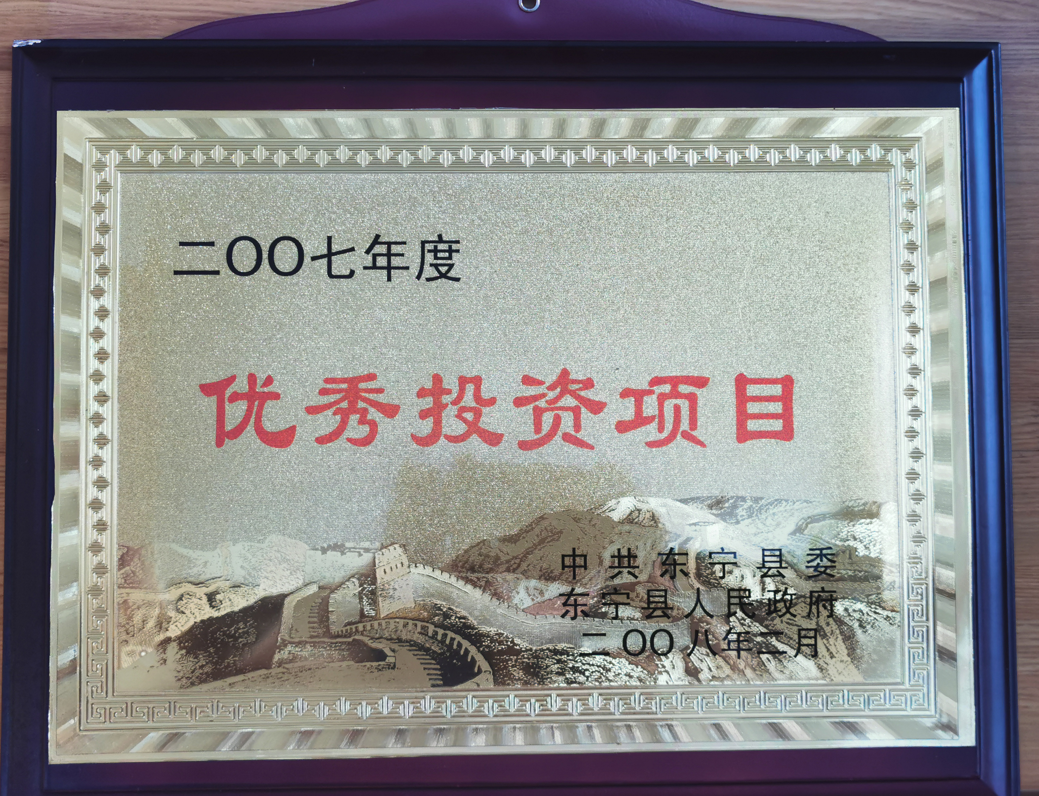 2007年優(yōu)秀投資項目